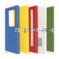 EN BS List 1 2 3 hours fire rated fireproof hotel fire steel resisting fire rated door with glass